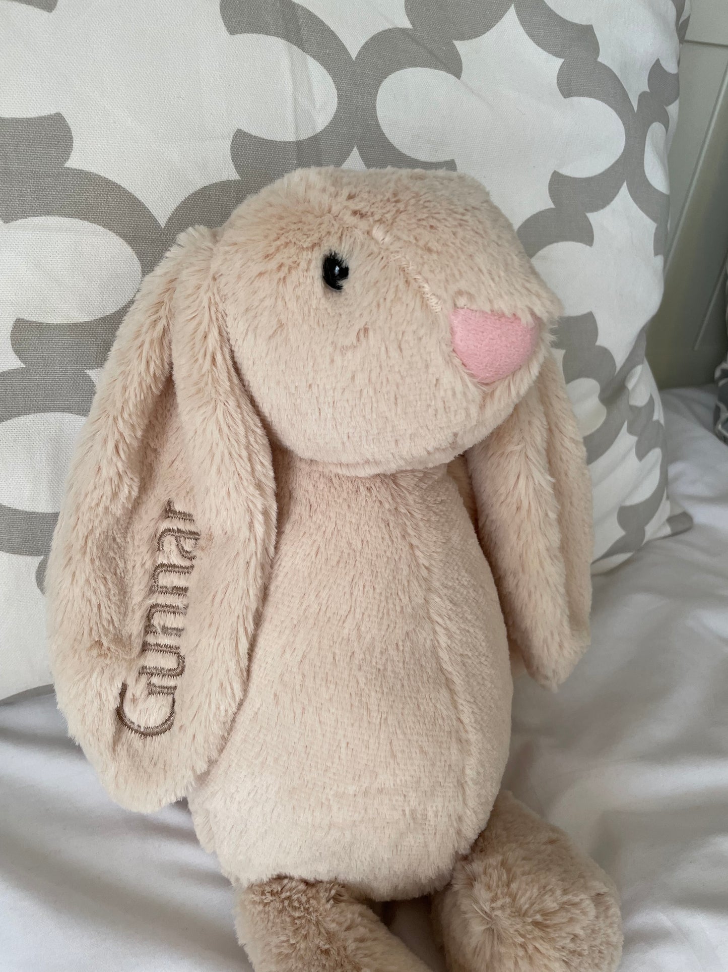 Personalized Plush Bunny