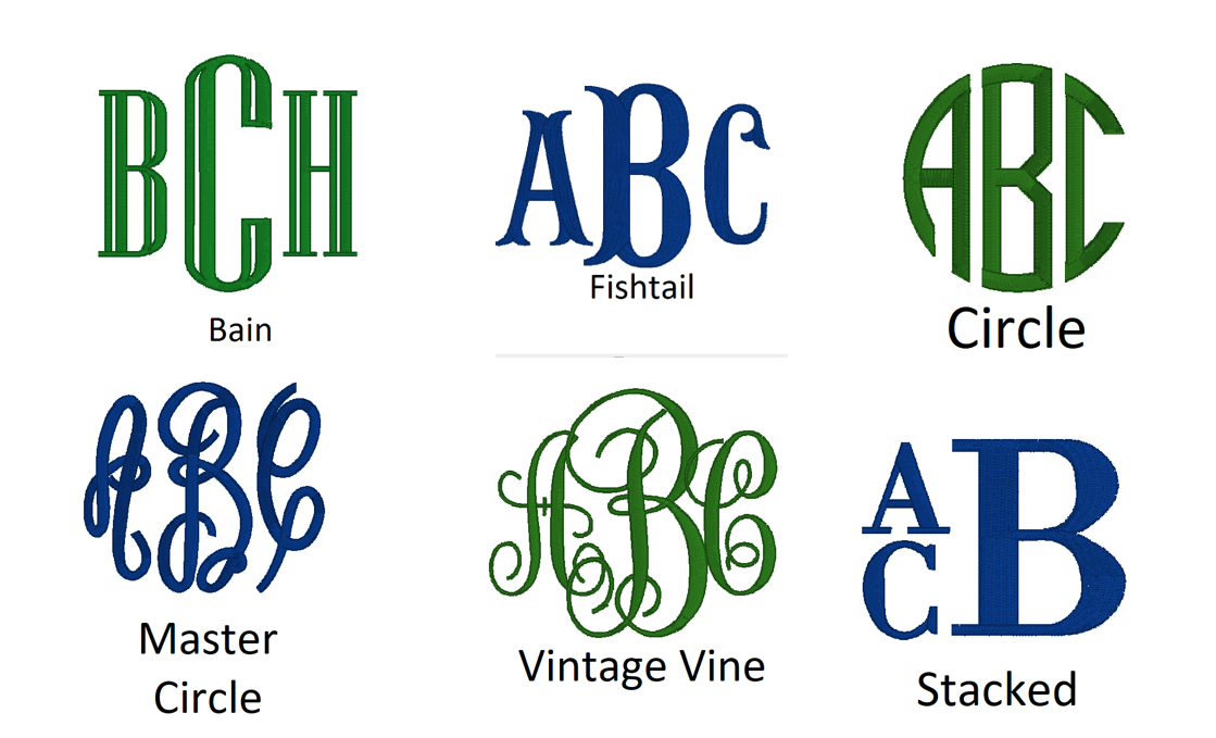 Fonts for Initials