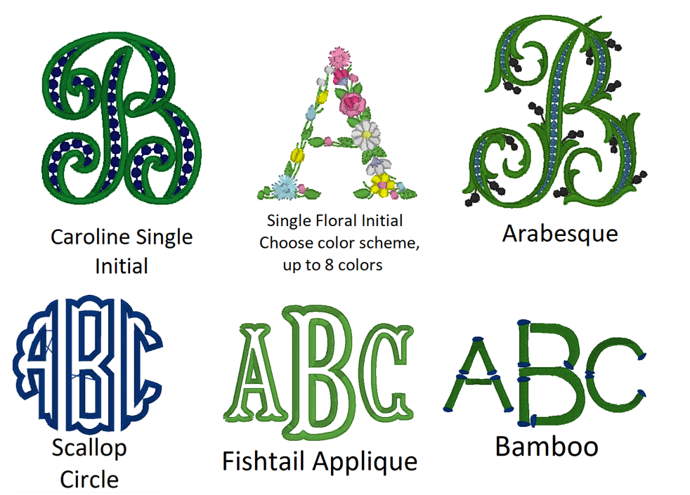 Fonts for Initials