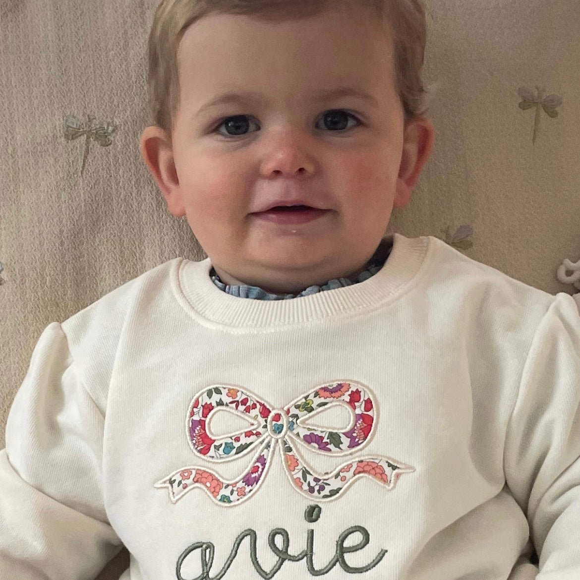 Puff Sleeve Sweatshirt in Sand