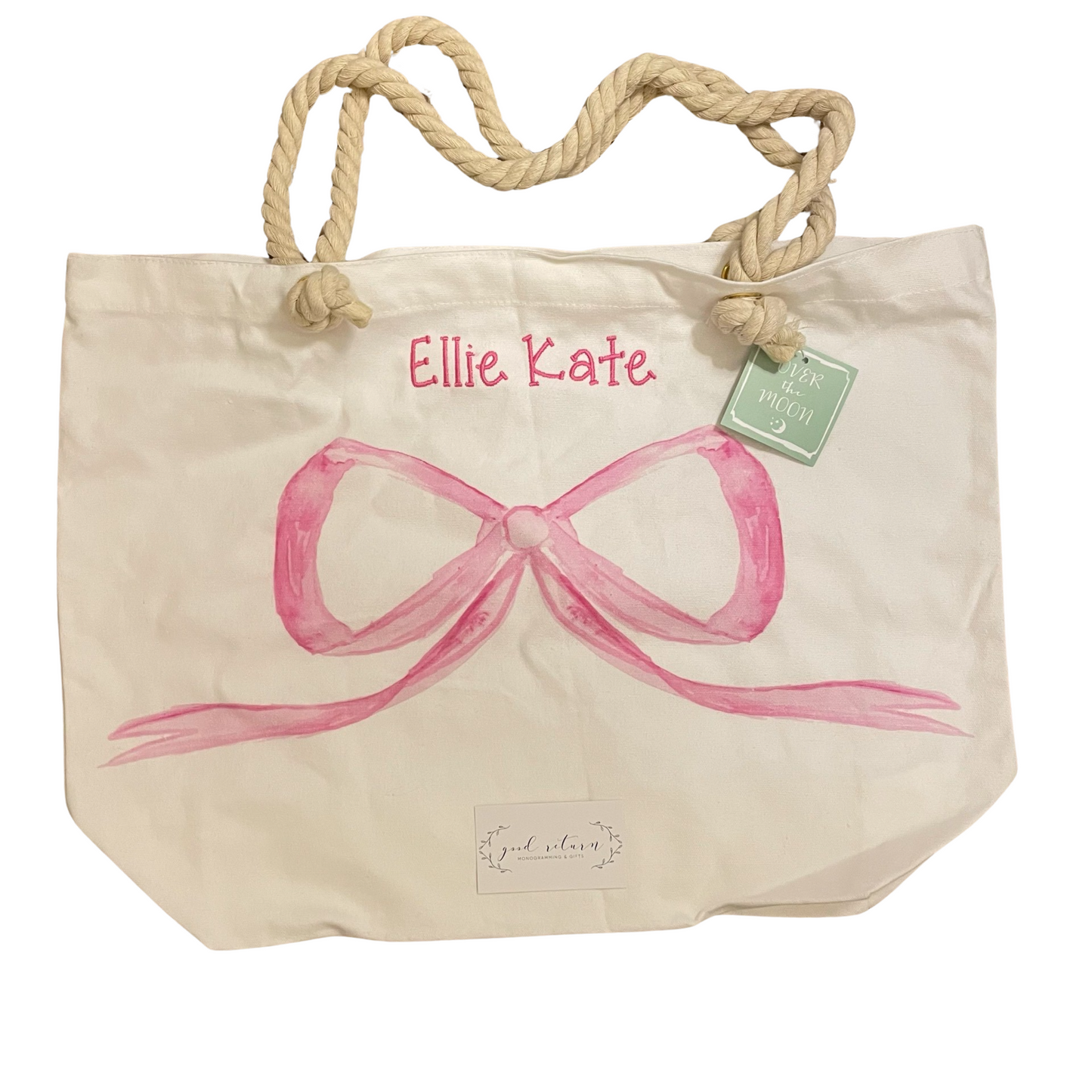 Pink Bow Tote