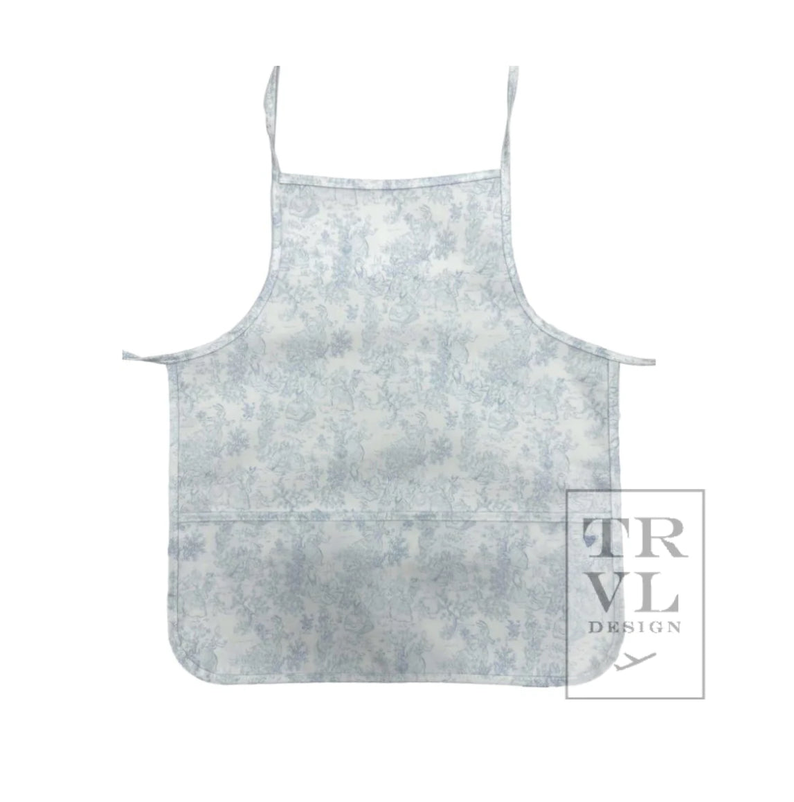 Bunny Toile Blue Apron by TRVL Design