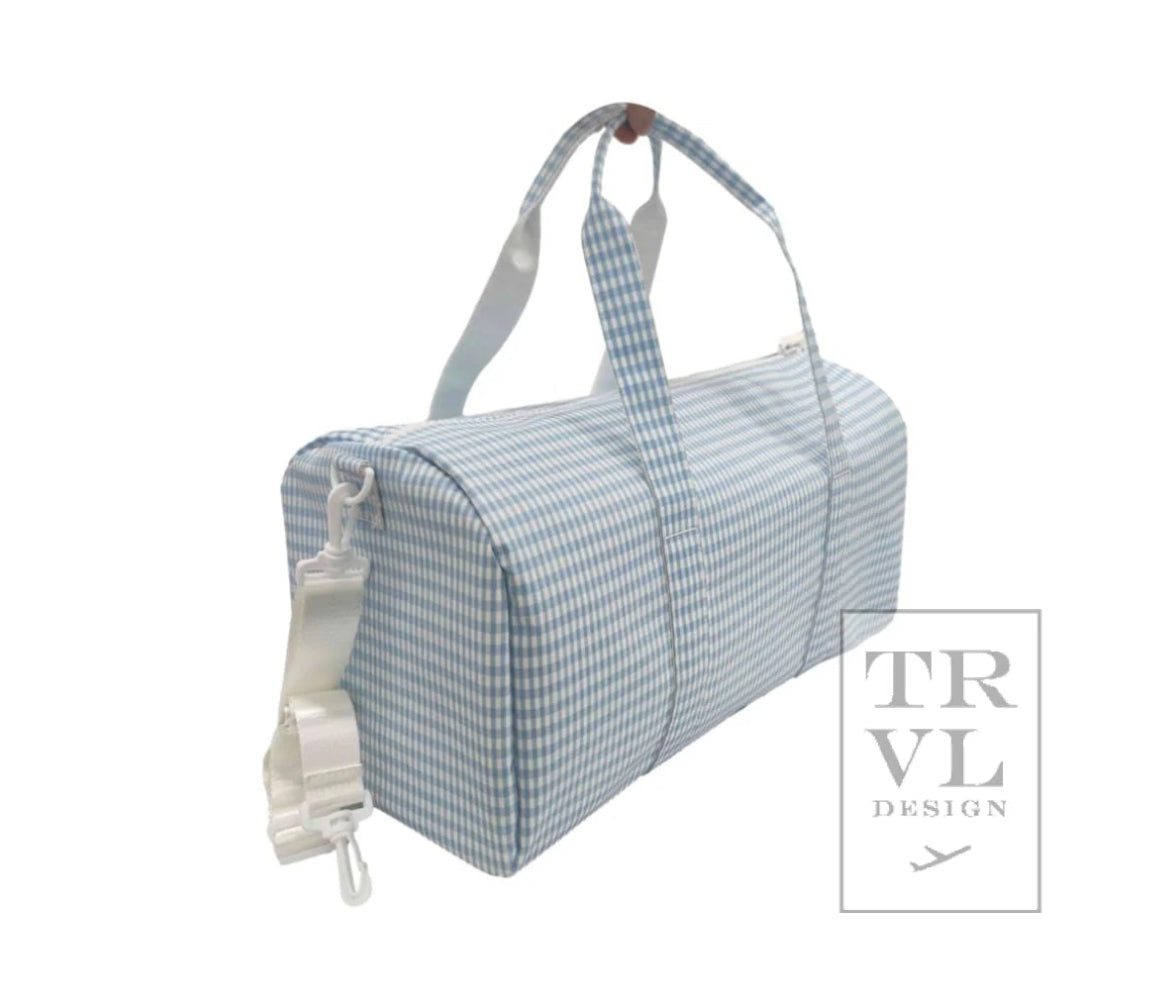 TRVL Design Gingham Weekender