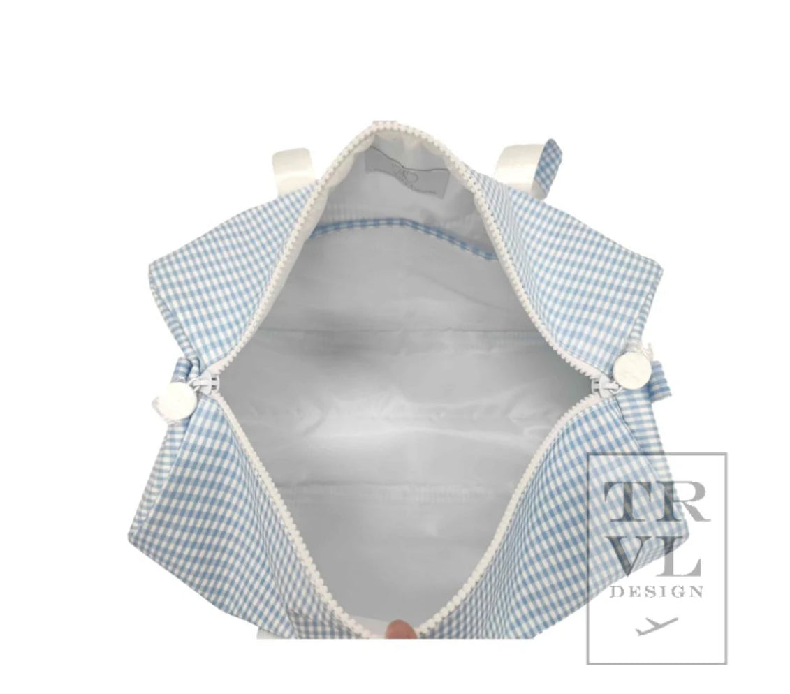 TRVL Design Gingham Weekender