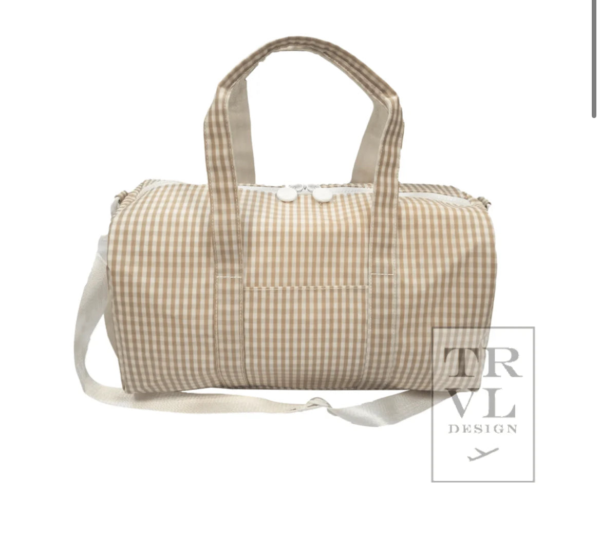 TRVL Design Gingham Weekender