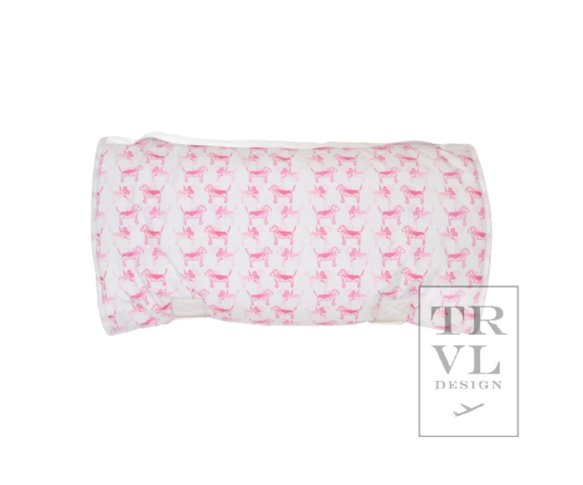 TRVL Design Rest Up Nap Mats Puppy Love Pink