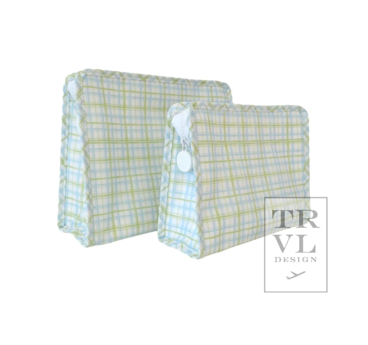 TRVL Design Classic Plaid Green Roadie Bags