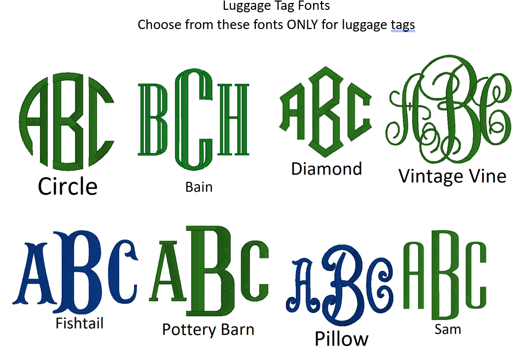 Personalized Leather Luggage Tag