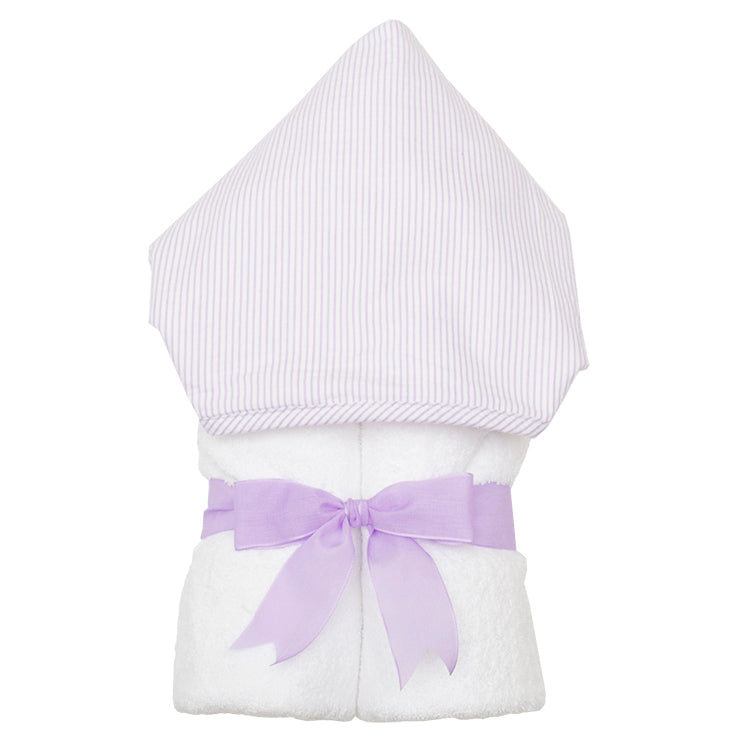 3 Martha's Big Kid Towel Lilac Stripe