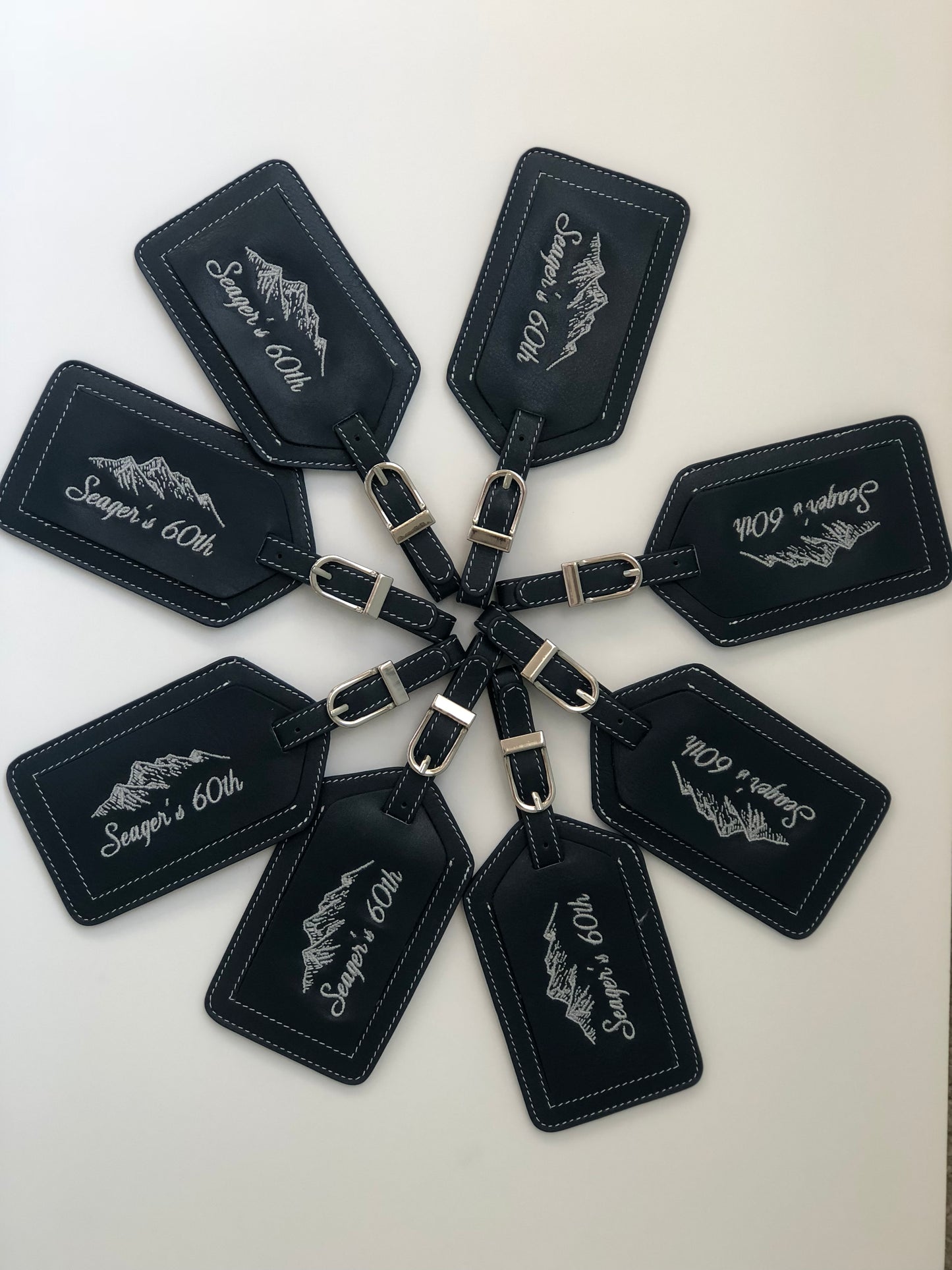 Personalized Leather Luggage Tag