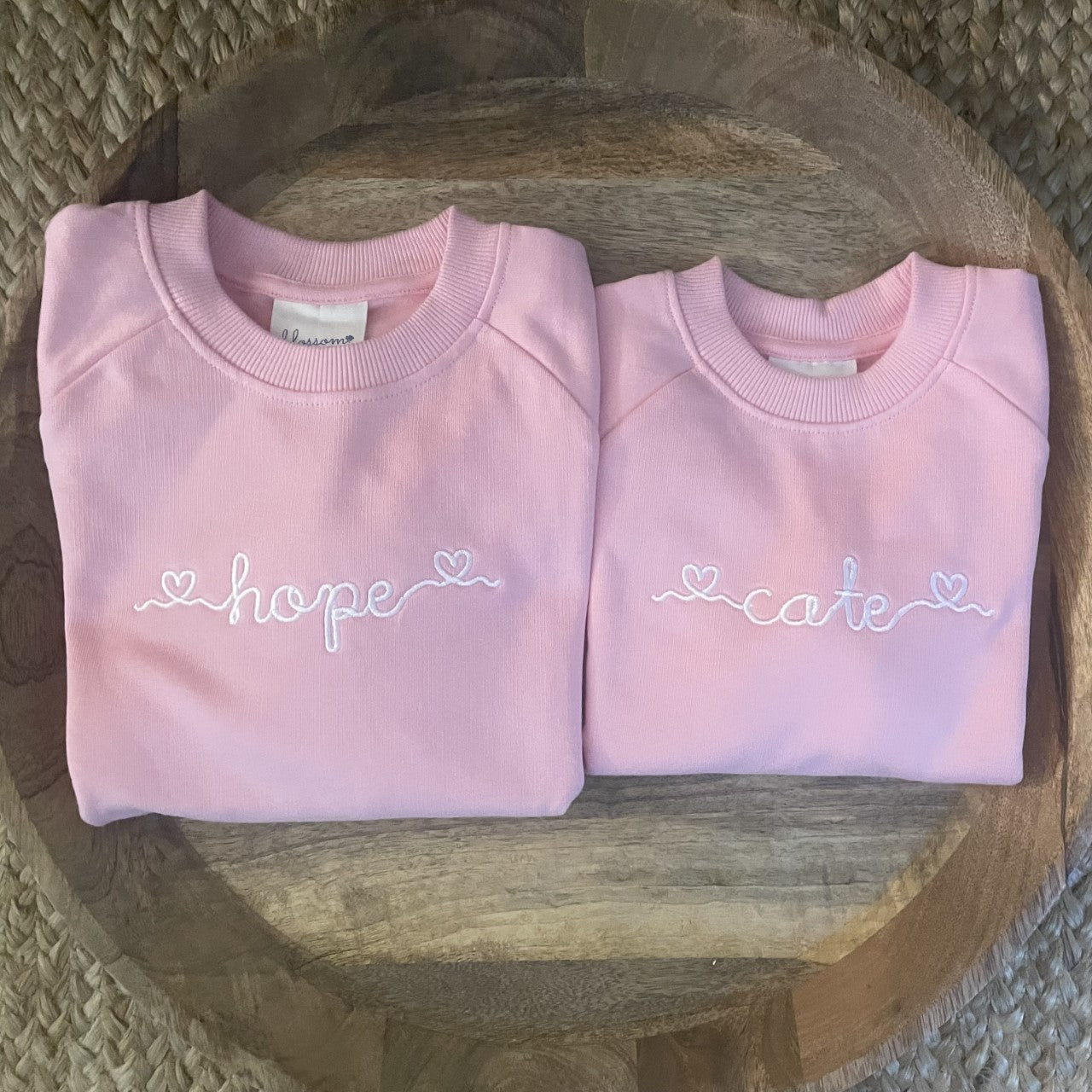 Organic Cotton Sweatshirt in Pink