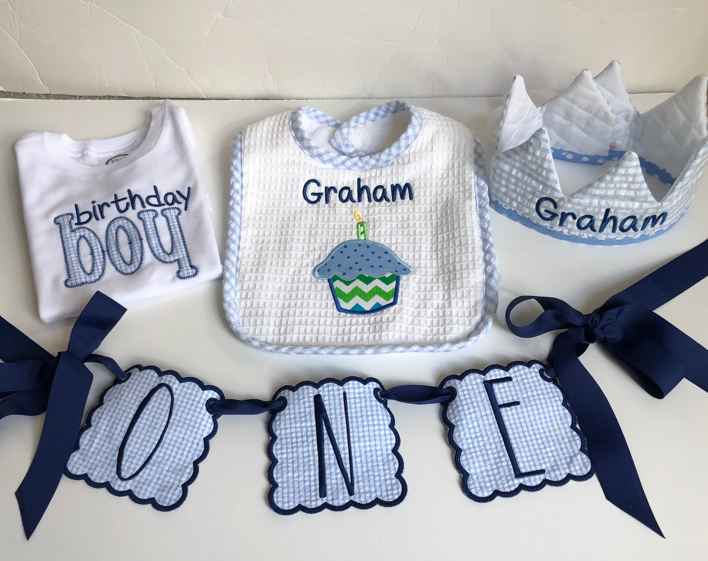 Birthday Bib and Crown