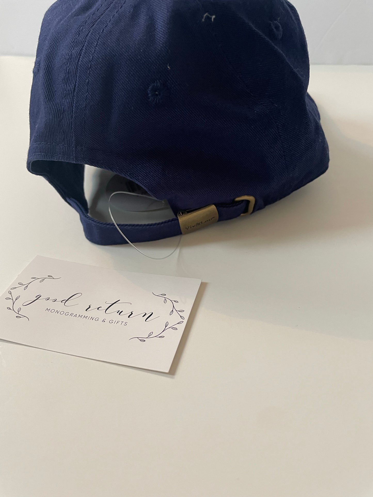 Kid’s Monogrammed Baseball Cap