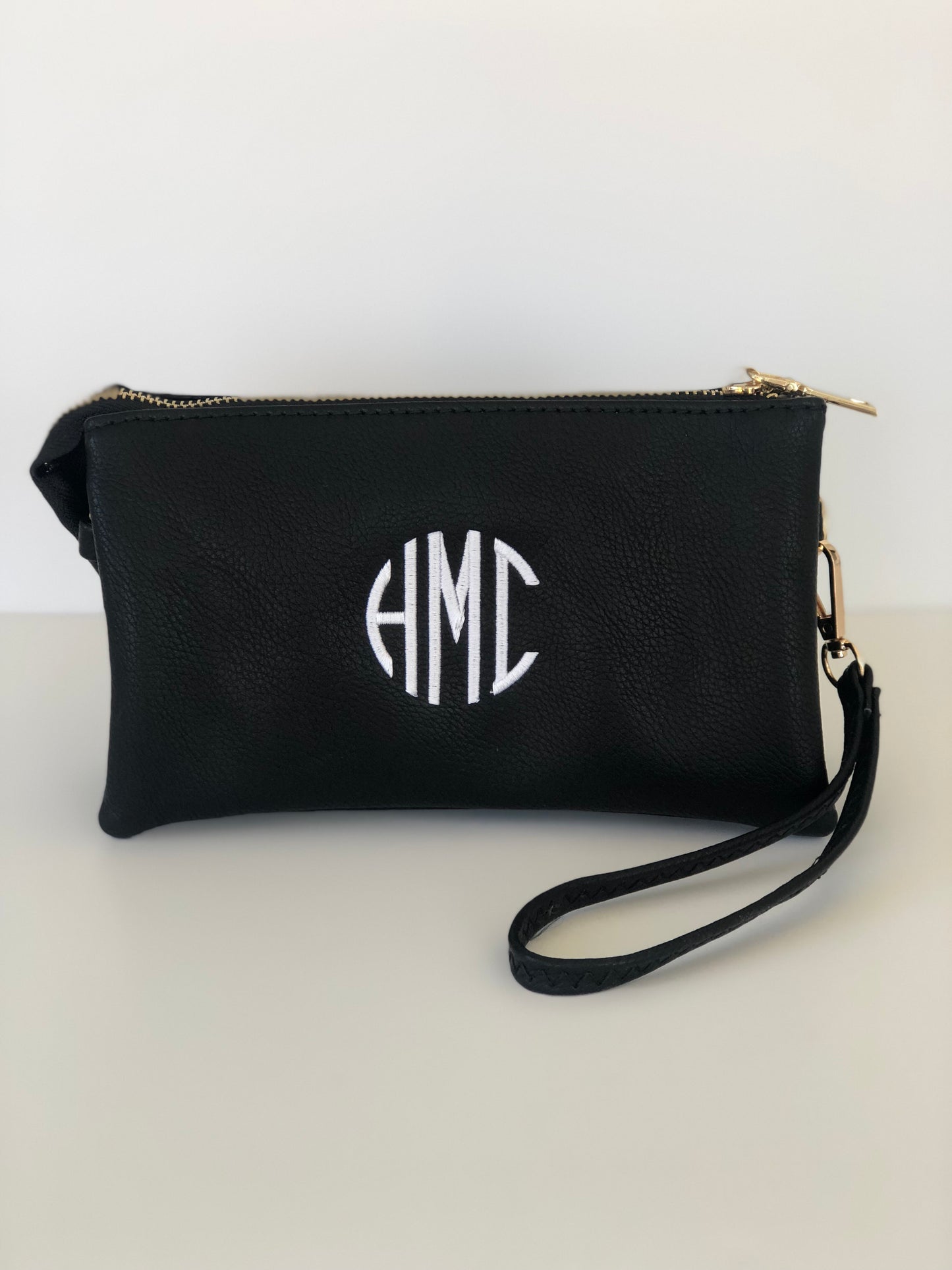 Monogrammed Wristlet