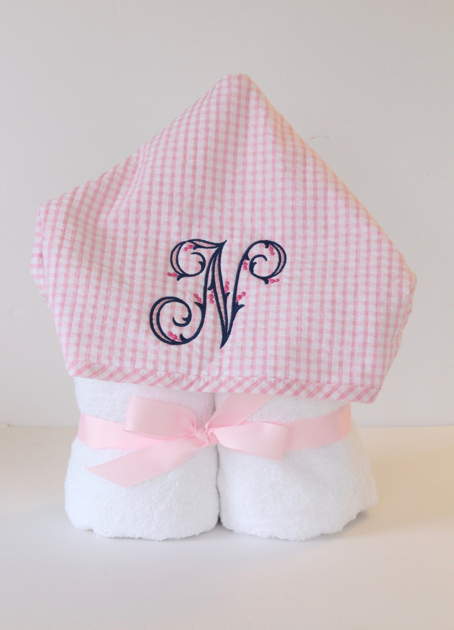 3 Martha's Big Kid Pink Gingham Towel