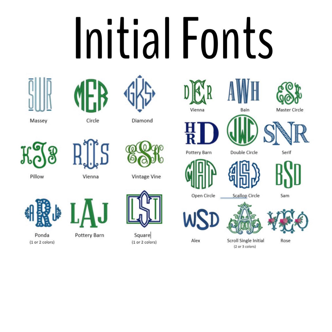 Monogrammed Turkish Guest Towel: Striped