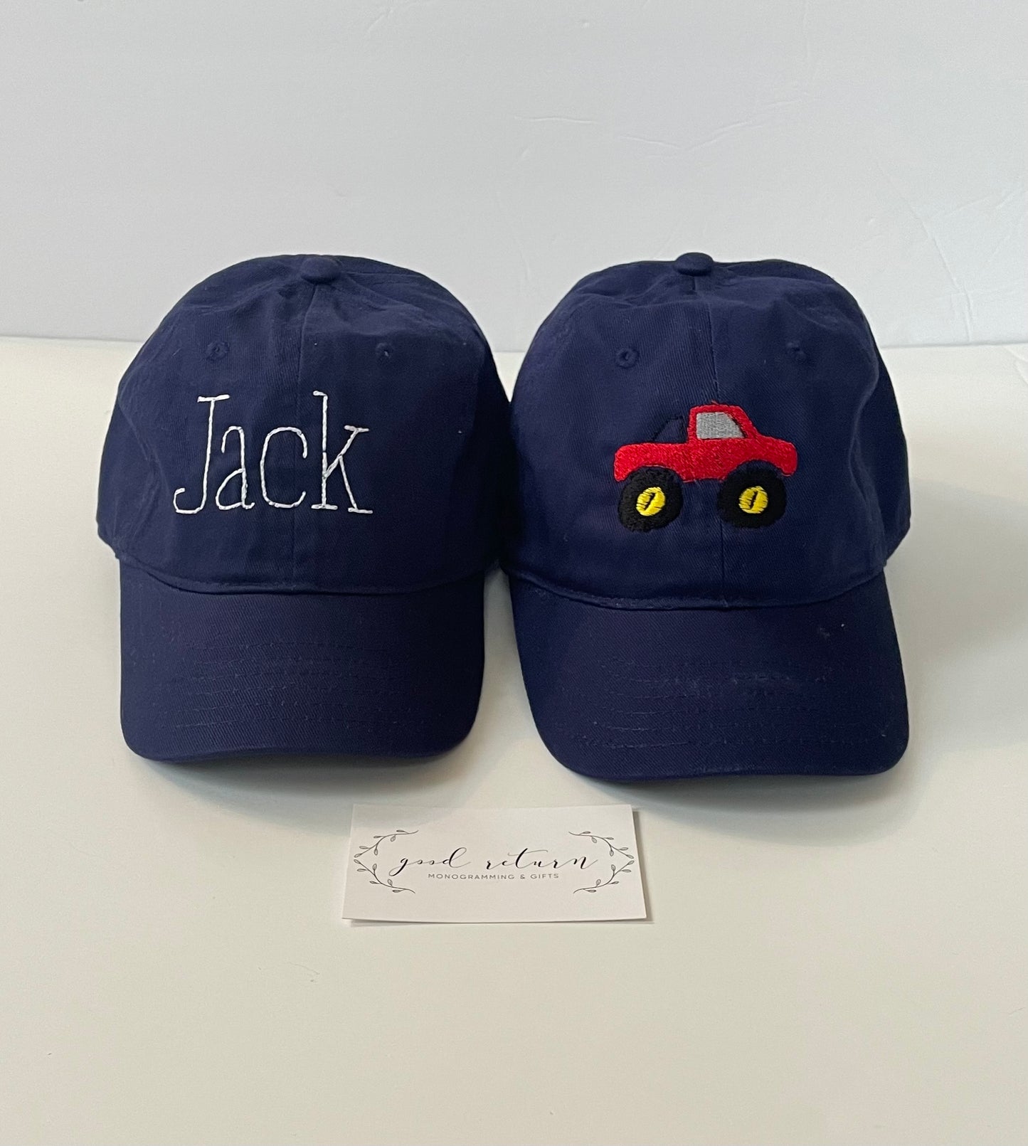 Kid’s Monogrammed Baseball Cap