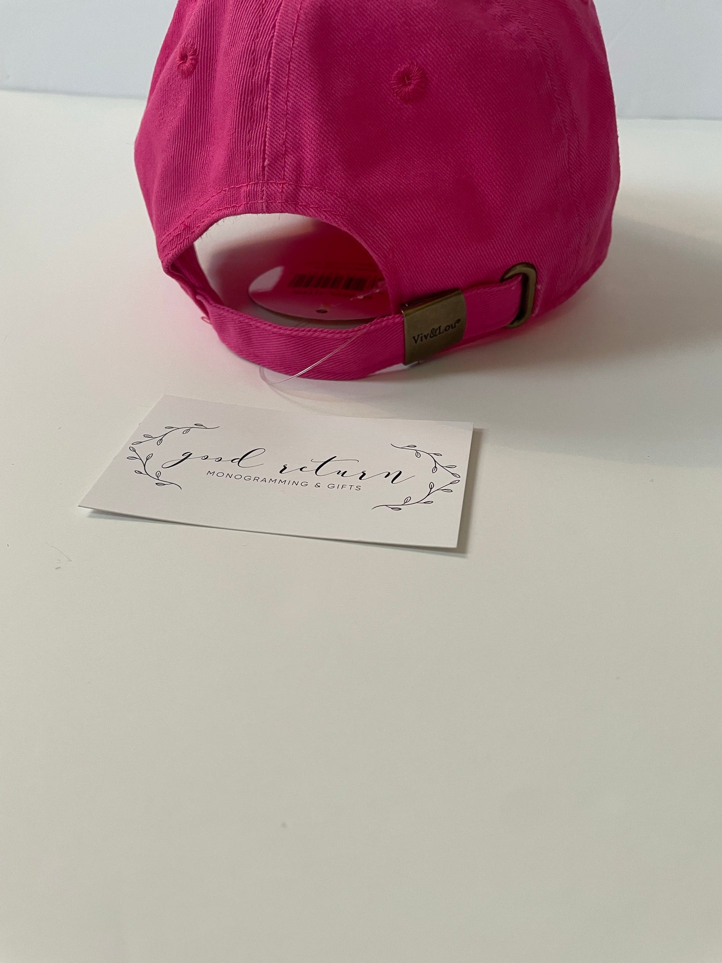 Kid’s Monogrammed Baseball Cap