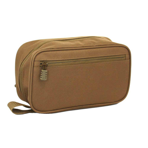Concho Hanging Toiletry Bag in Coyote Brown