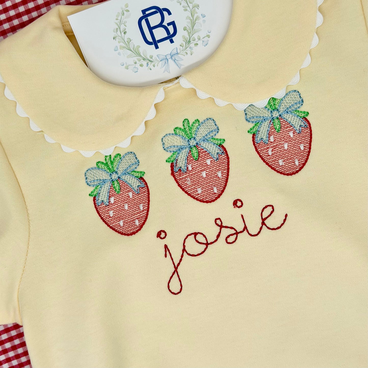 Strawberry Dress and Bubble