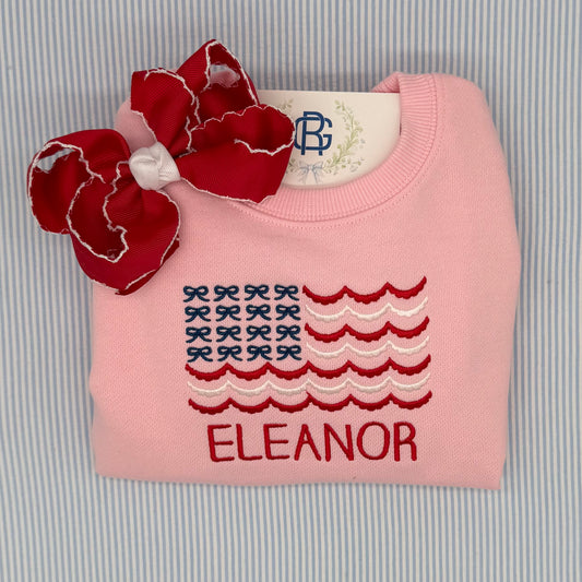 Monogrammed Personalized Liberty of London Applique Sweatshirt
