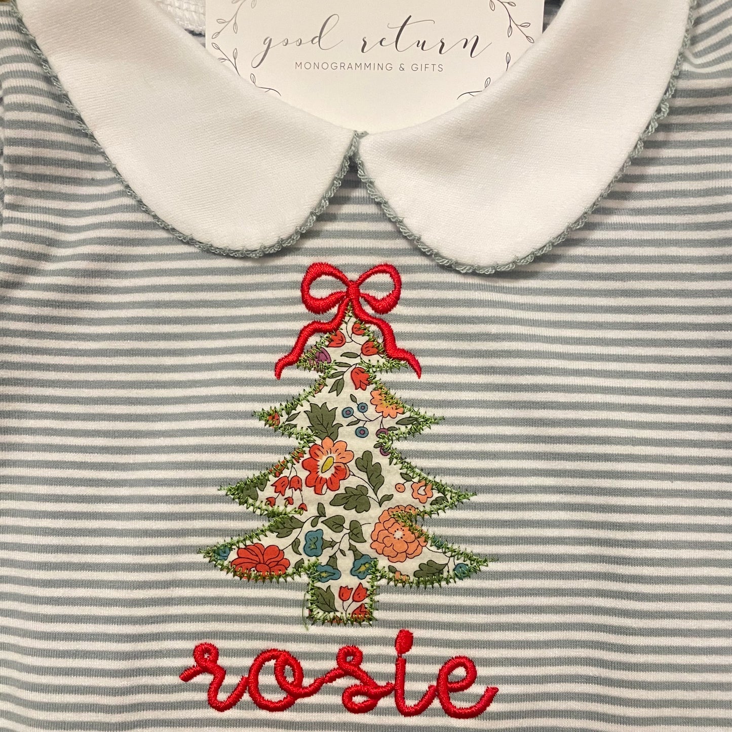 Liberty of London Christmas Tree Bubble Romper
