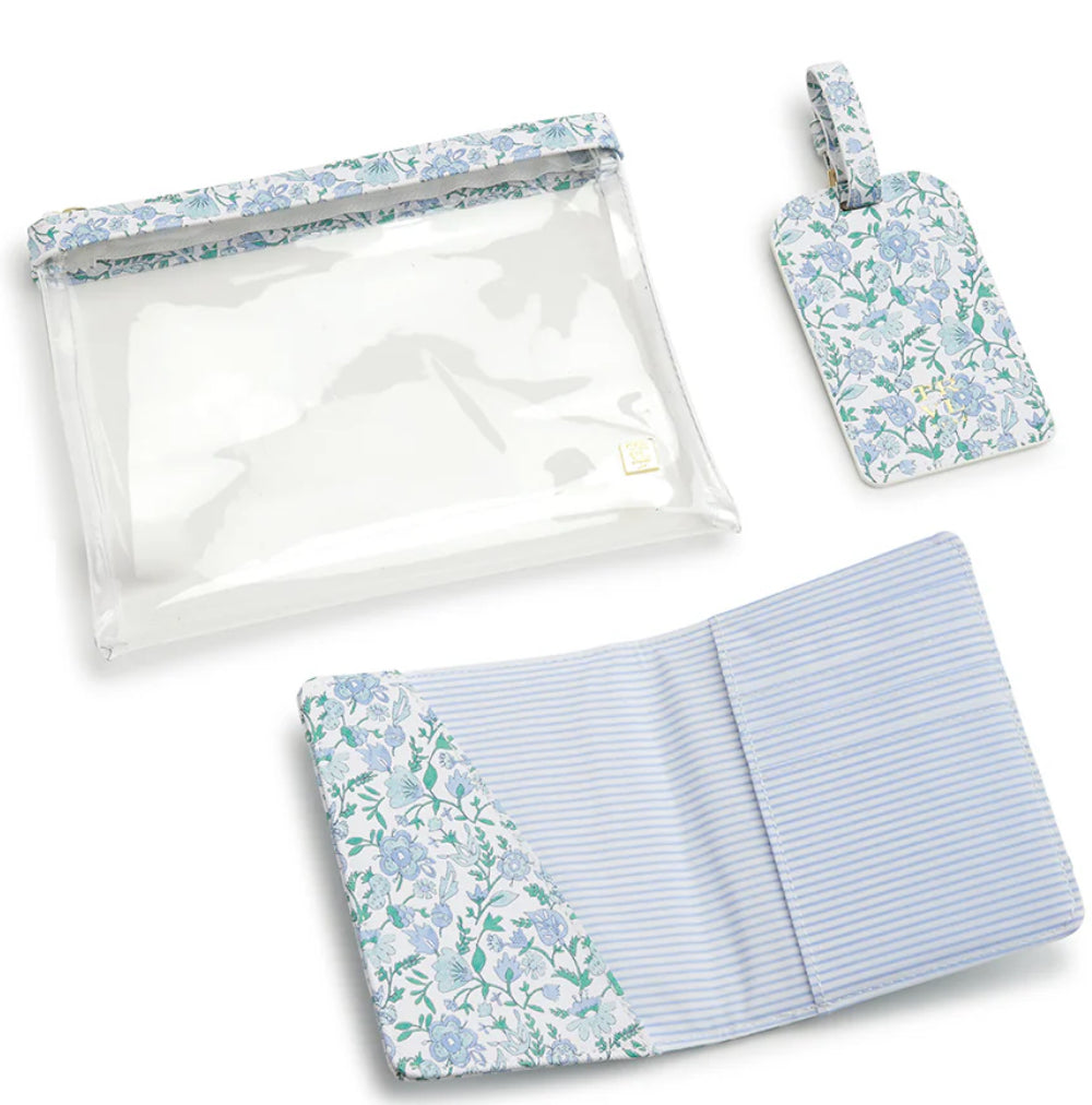 TRVL Design 3 piece Travel Set in Hamptons Floral