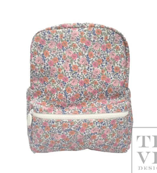 TRVL Design Garden Floral Mini Backer Backpack