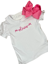 Load image into Gallery viewer, Girl&#39;s Peter Pan Collared Shirt