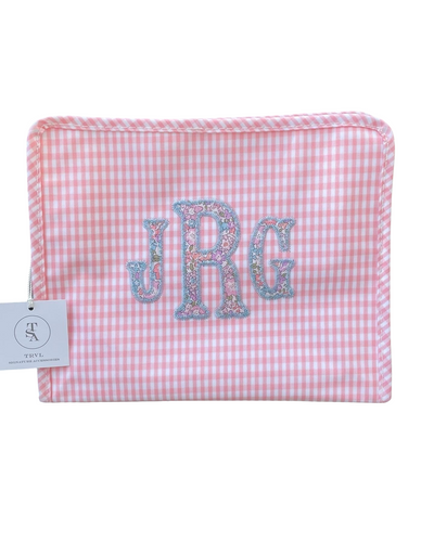 Gingham Roadie Bags