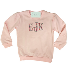 Load image into Gallery viewer, Pink Puff Sleeve Sweatshirt