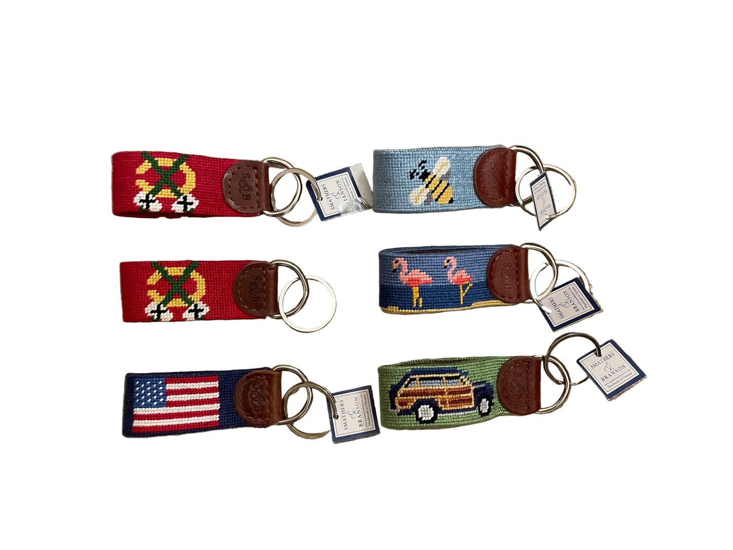 Needlepoint Key Fobs