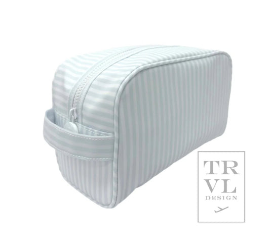 TRVL Design Pimlico Stripe Blue Stowaway Bag