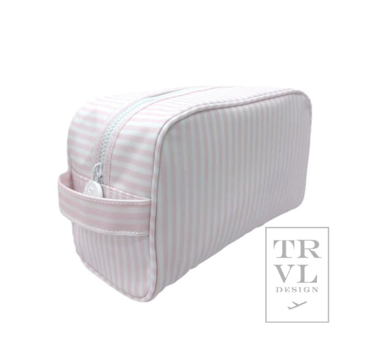 TRVL Design Pimlico Stripe Pink Stowaway Bag