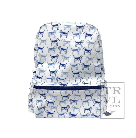 TRVL Design Puppy Love Blue Backpack