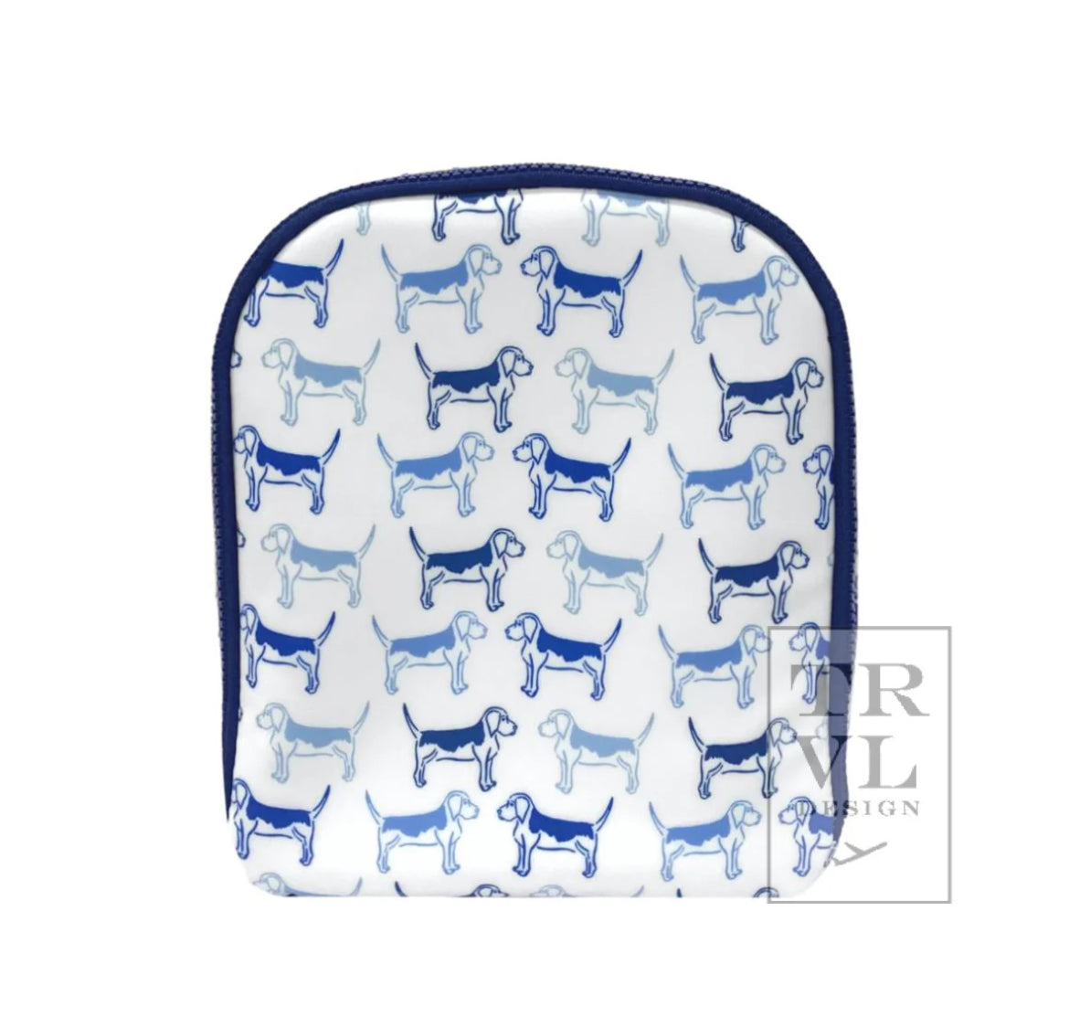 TRVL Design Bring It Lunch Bag Puppy Love Blue