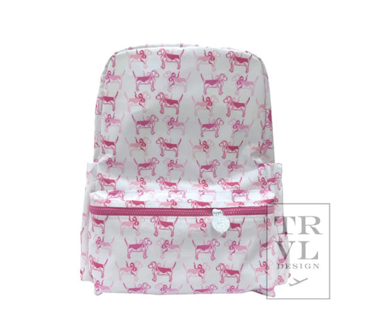 TRVL Design Puppy Love Pink Backpack