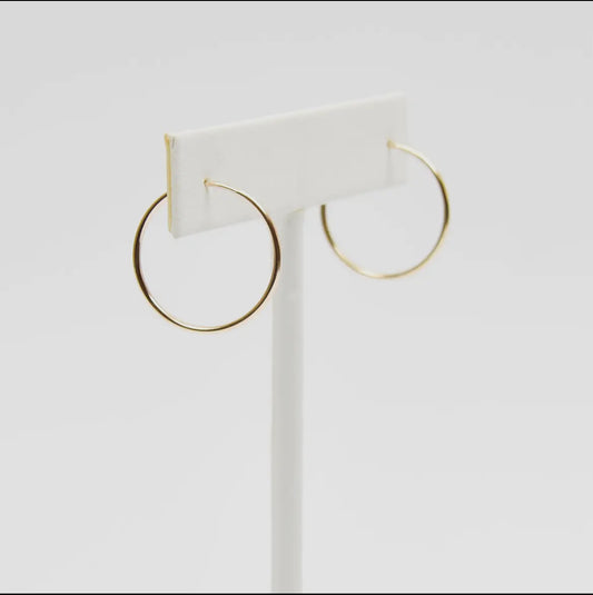 Elegant Hoop Earrings by Emily Anne Design