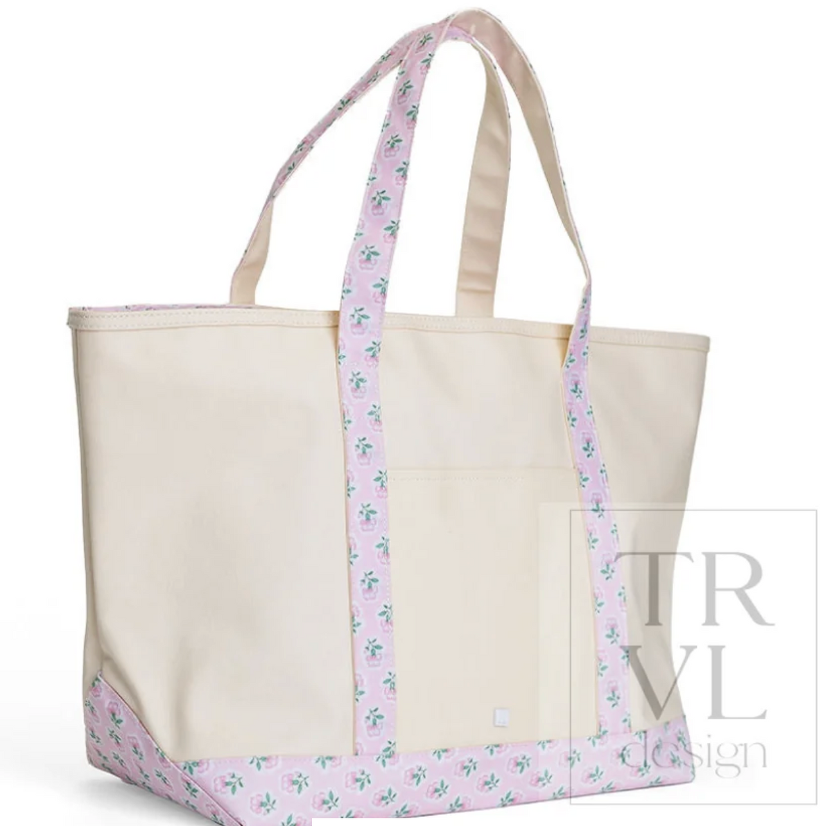 Maxi Tote in Coated Canvas by TRVL Design