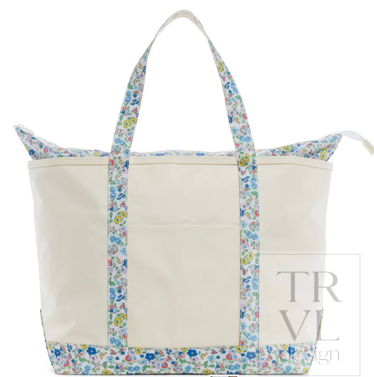 Maxi Tote in Coated Canvas by TRVL Design