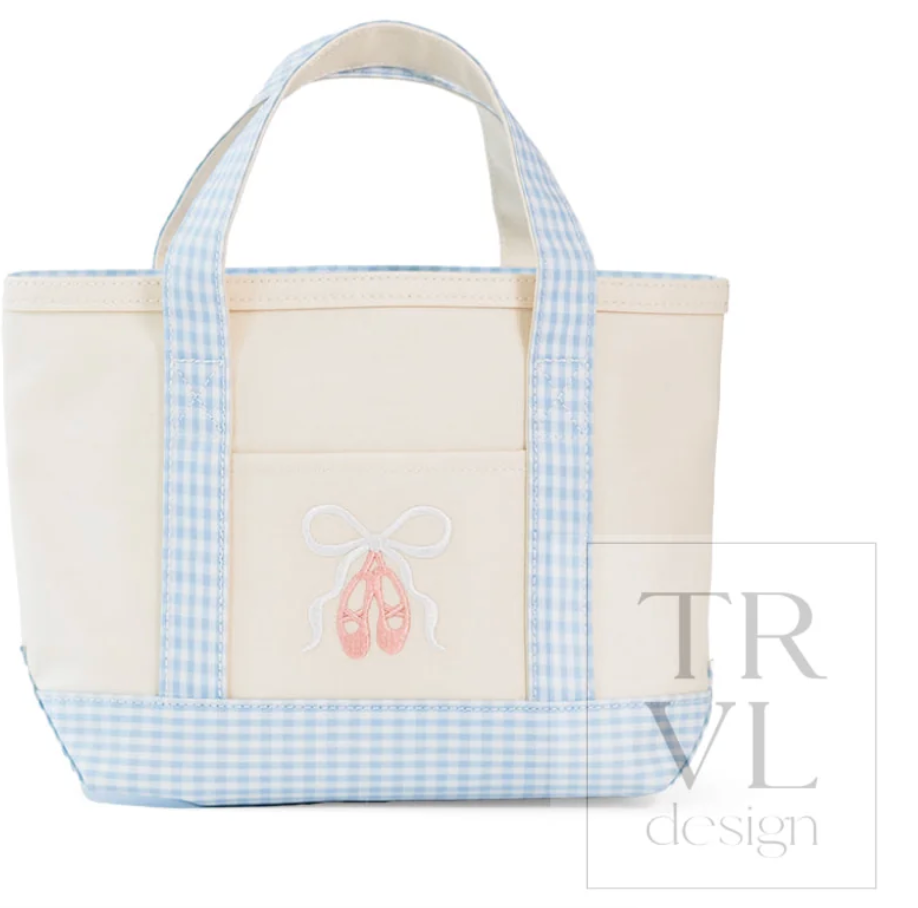 Mini Tote in Coated Canvas by TRVL Design