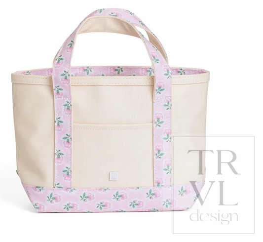 Mini Tote in Coated Canvas by TRVL Design