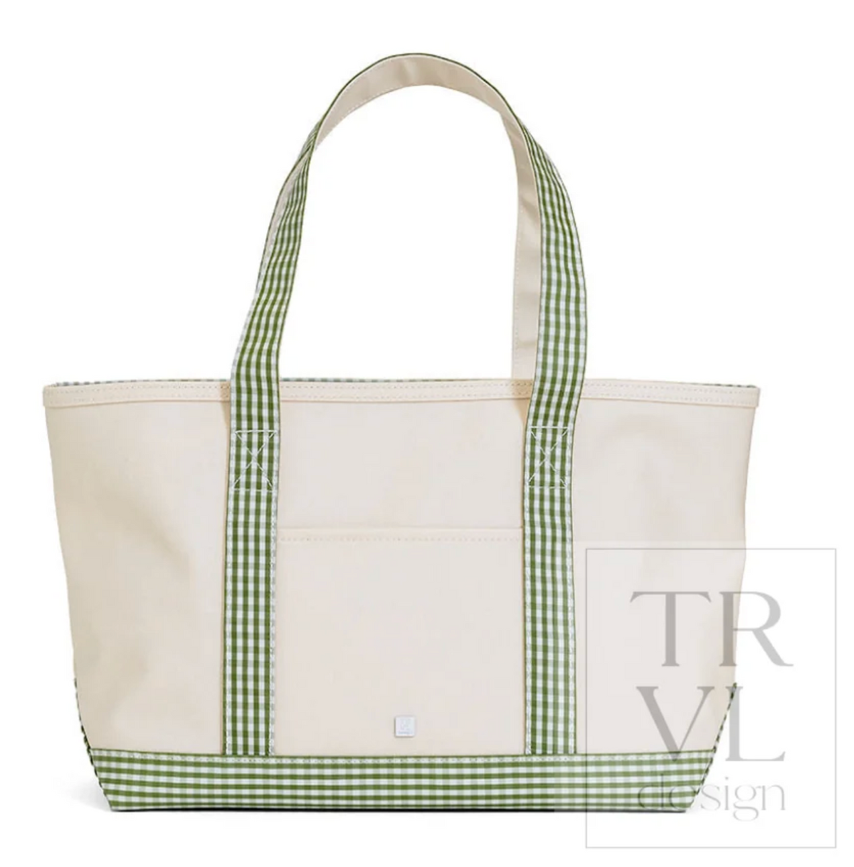 Medium Coated Canvas Tote Bag by TRVL Design