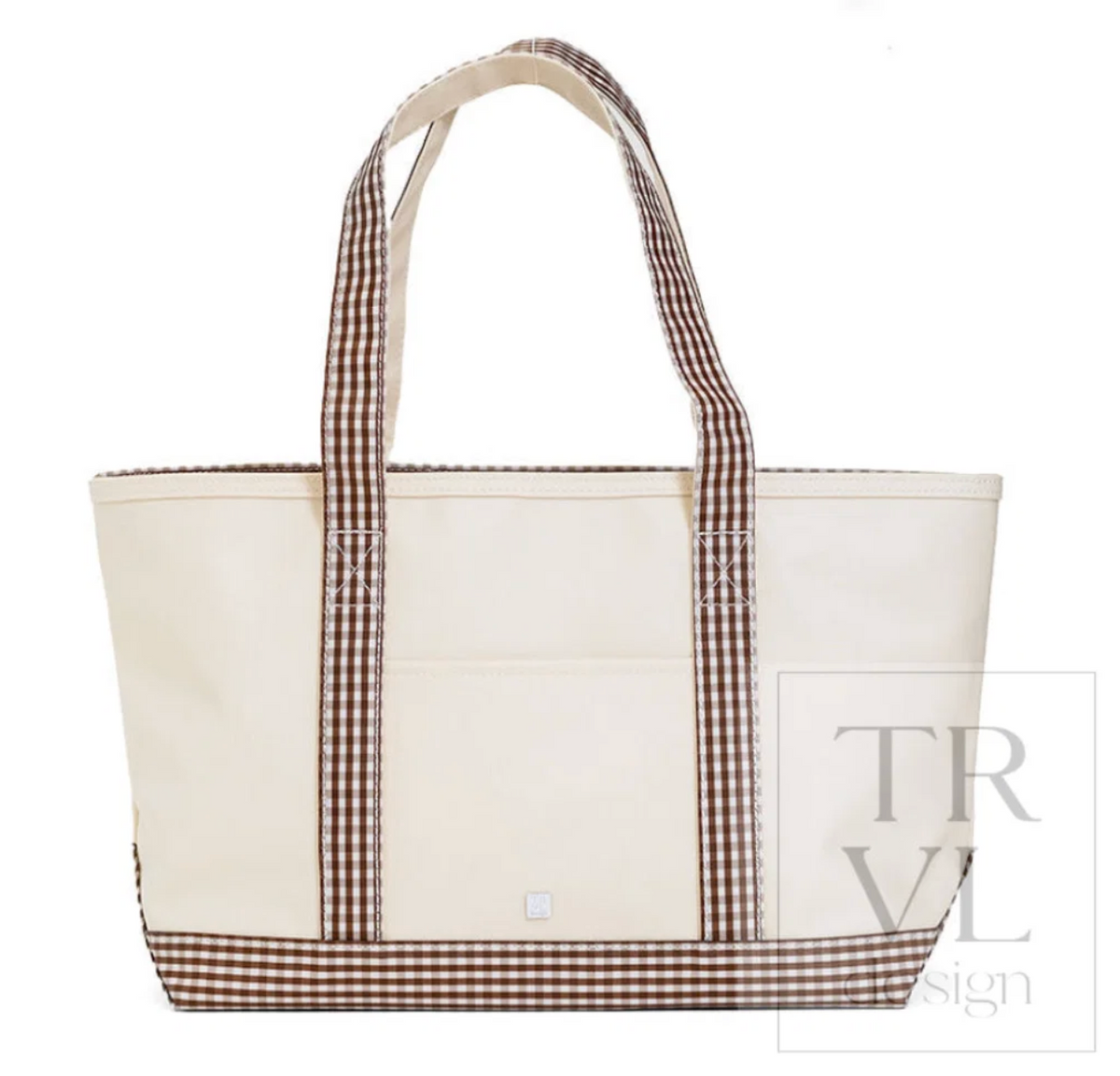 Medium Coated Canvas Tote Bag by TRVL Design