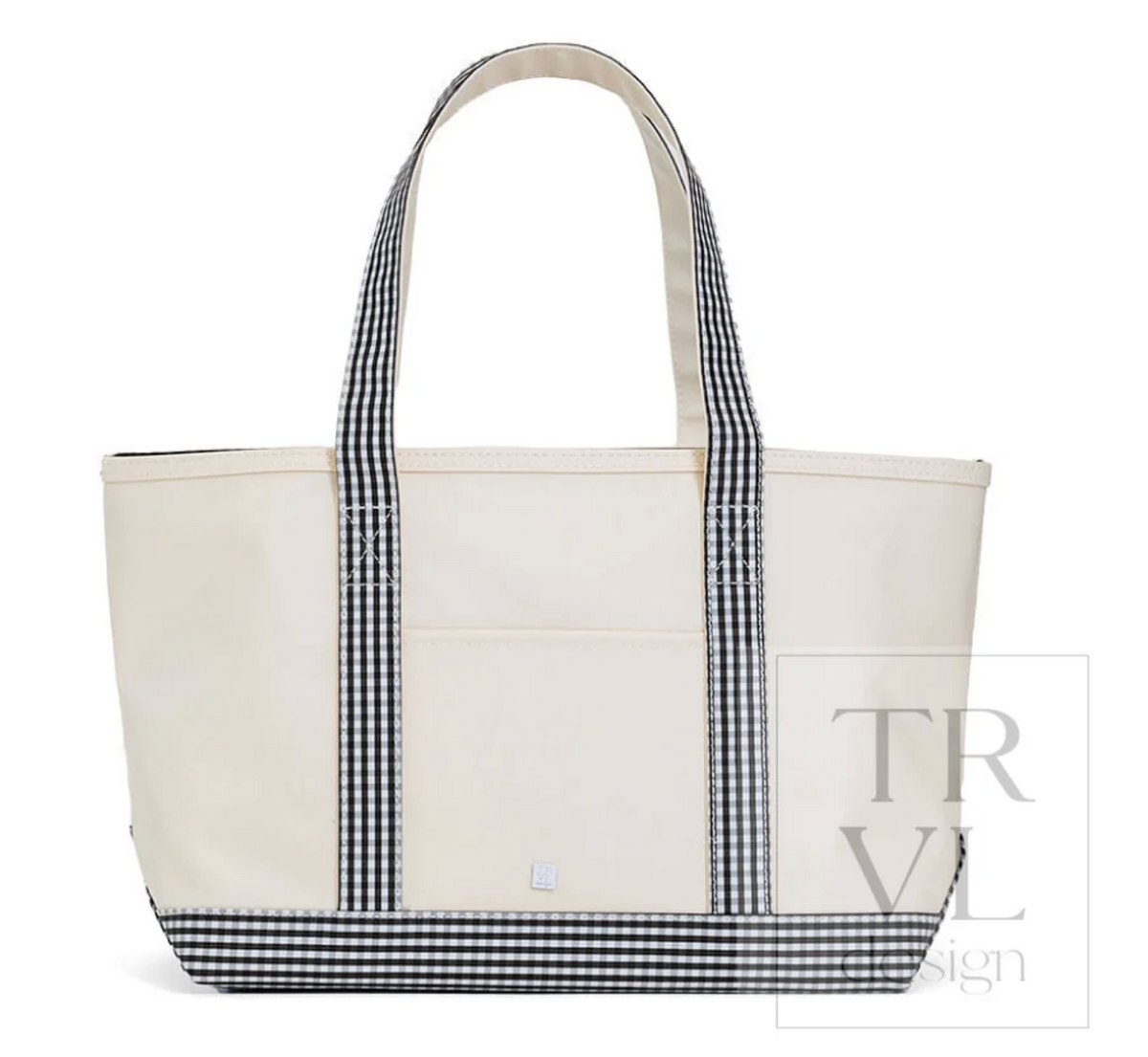 Medium Coated Canvas Tote Bag by TRVL Design