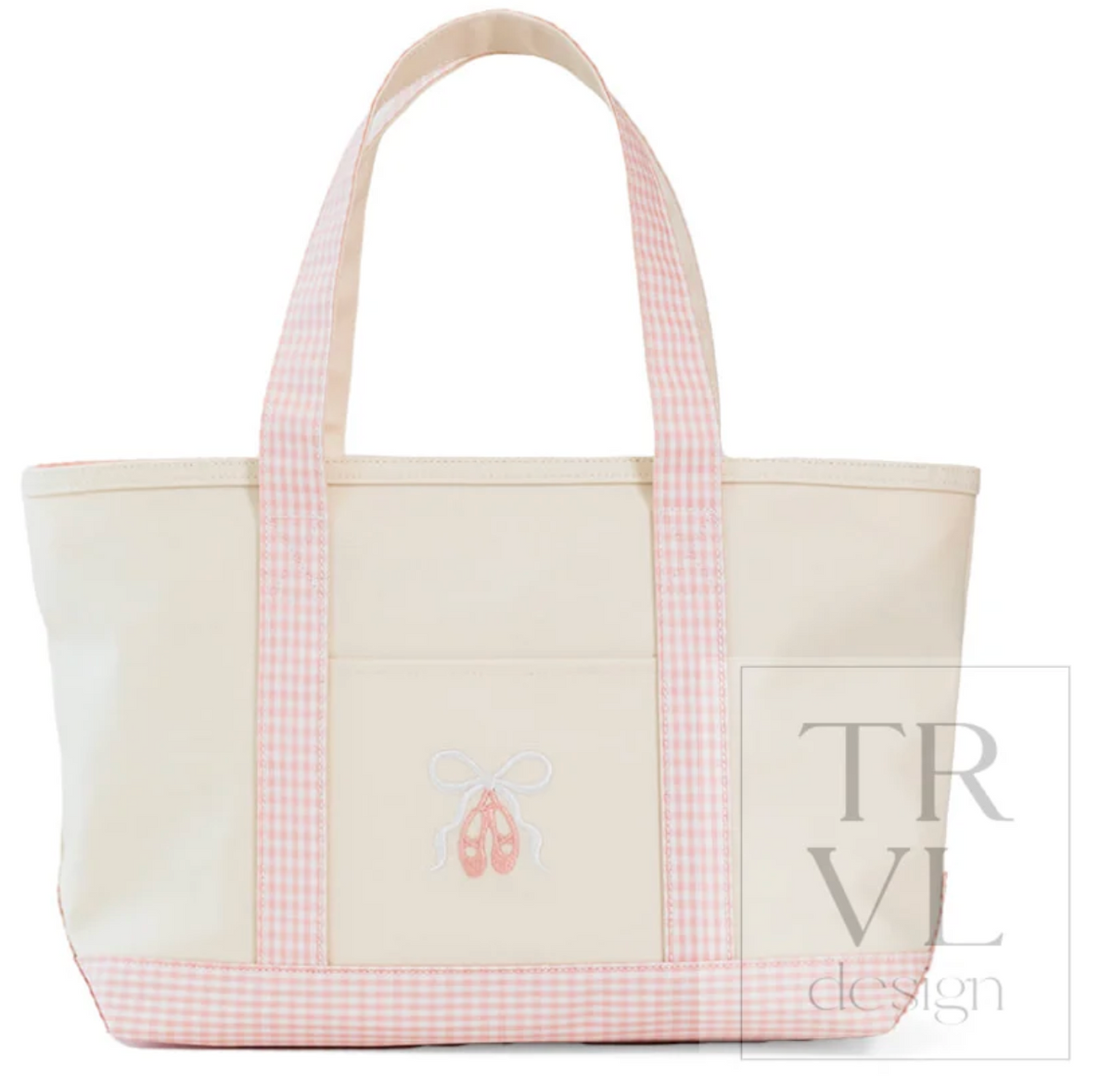 Medium Coated Canvas Tote Bag by TRVL Design