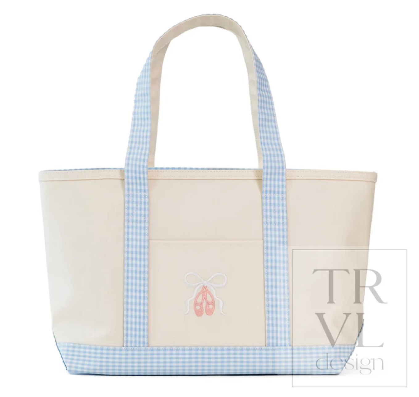 Medium Coated Canvas Tote Bag by TRVL Design