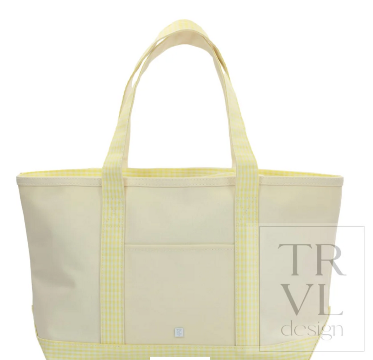 Medium Coated Canvas Tote Bag by TRVL Design