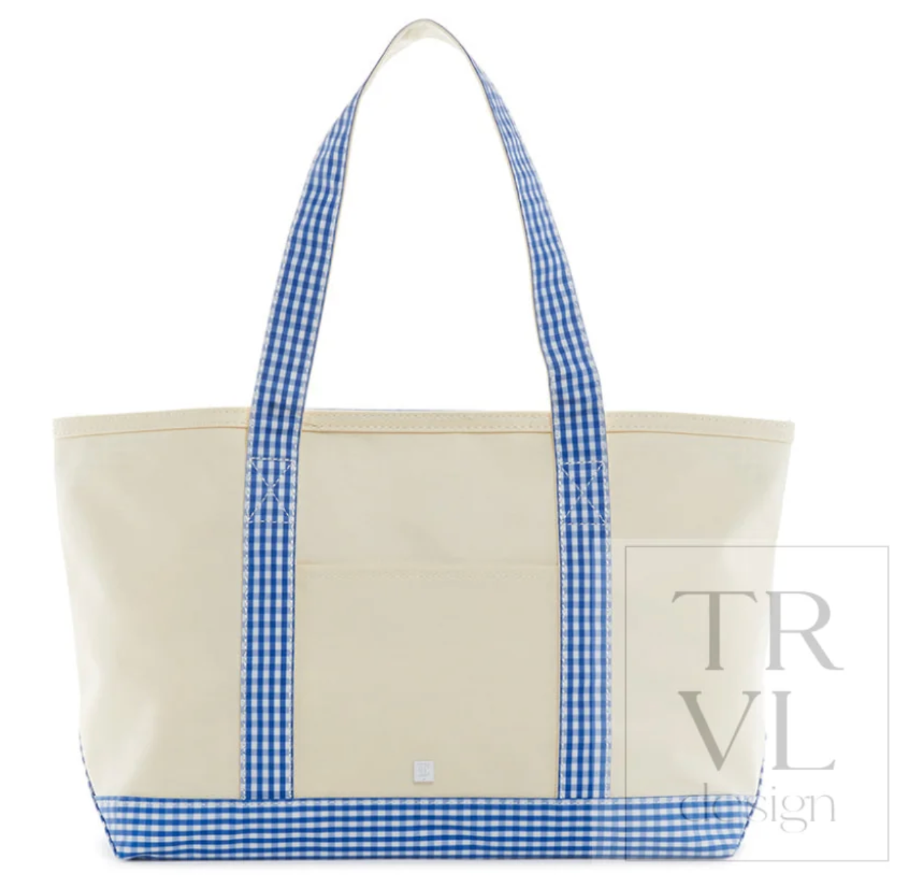 Medium Coated Canvas Tote Bag by TRVL Design