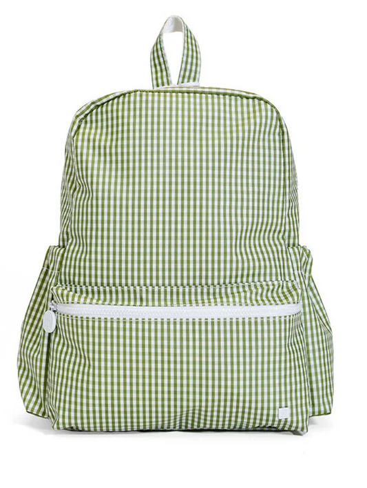 Gingham Moss TRVL Design Backpack